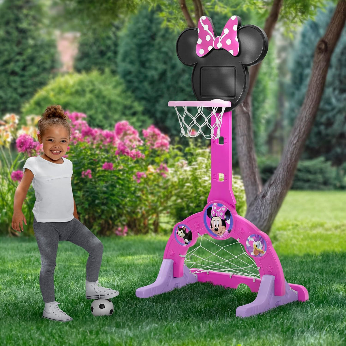 Delta Children Disney Minnie Mouse Centro Deportivo 4 en 1 \u2013 A...