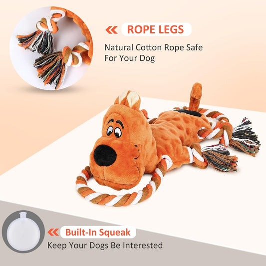 IOKHEIRA Juguetes resistentes e indestructibles para perros mastica...