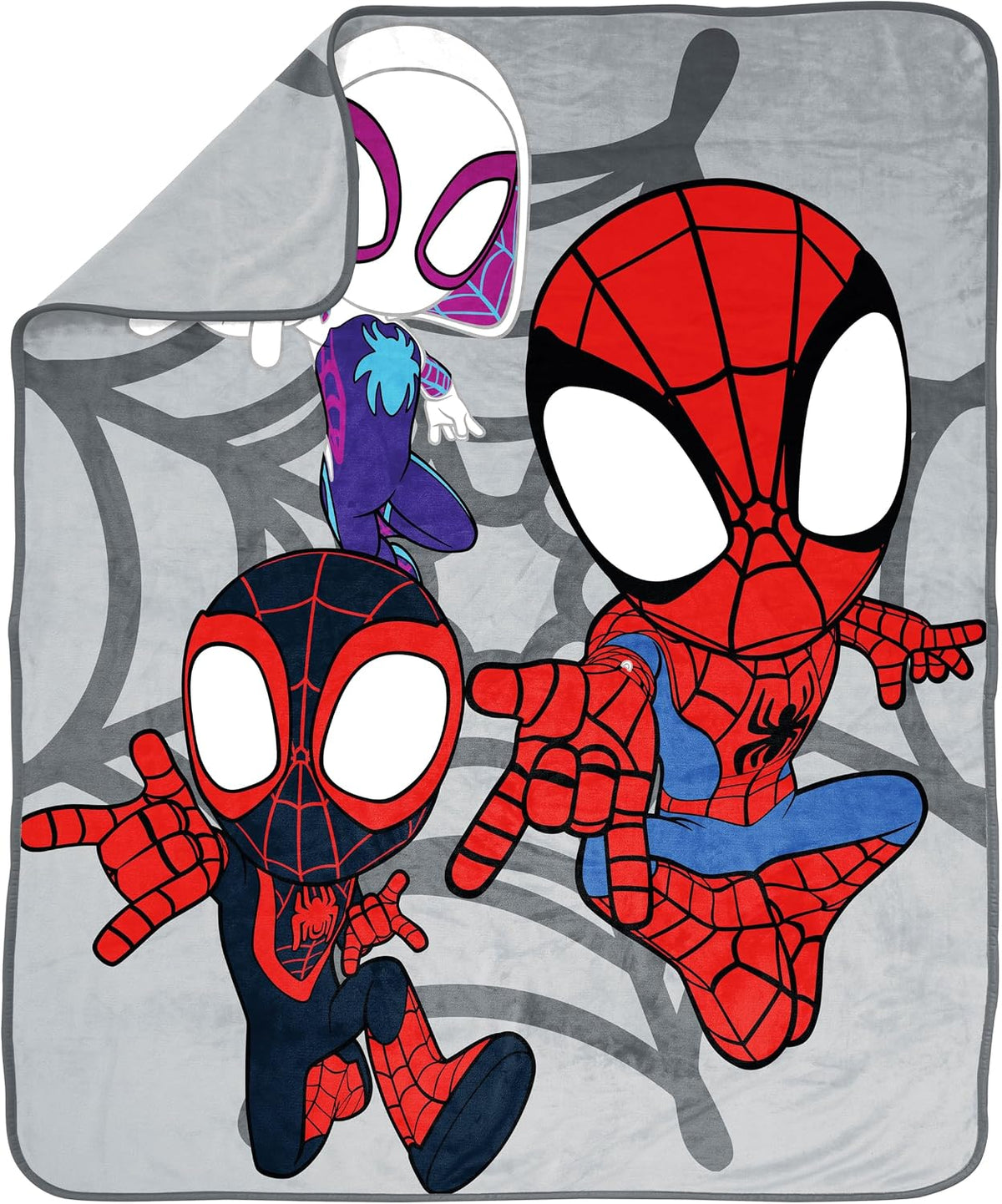 Manta de felpa súper suave para niños de Spidey y sus sorprendentes...