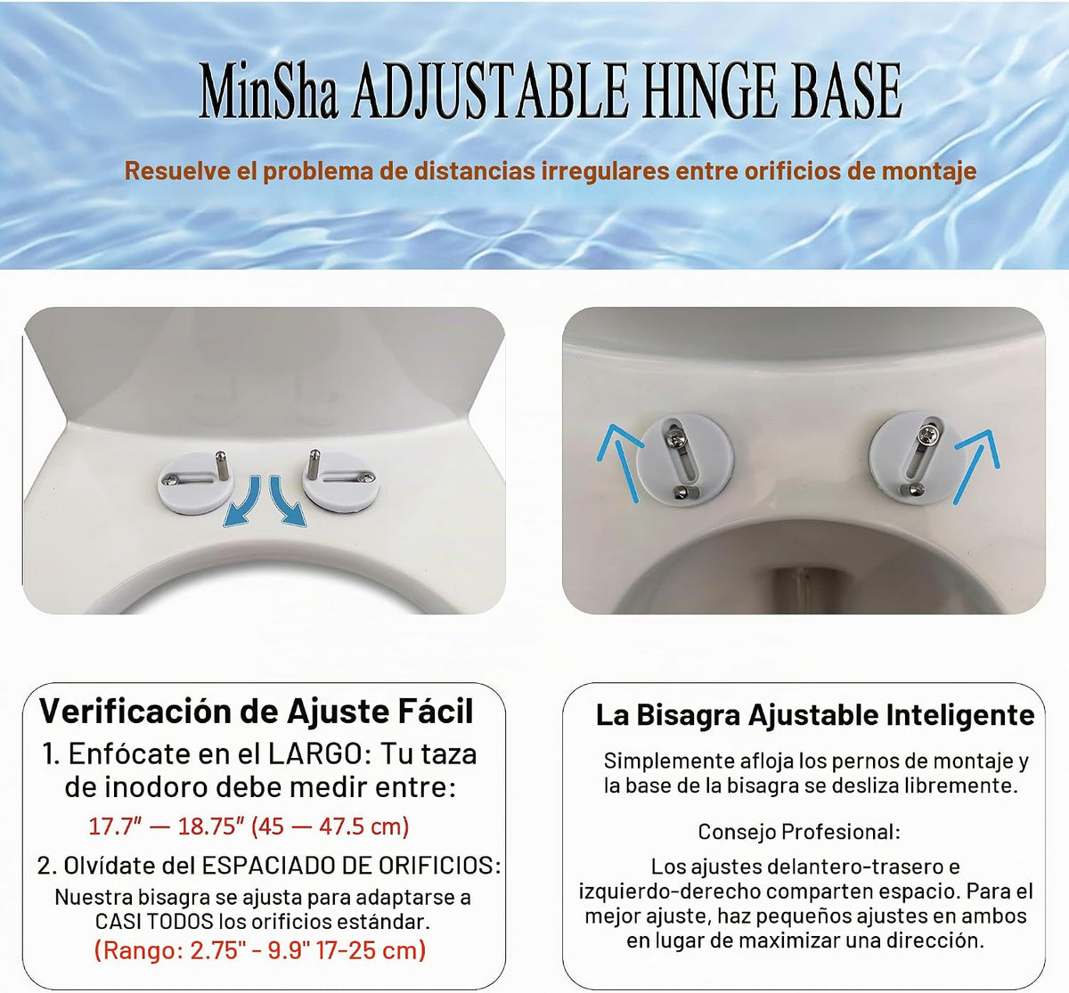 MinSha Asiento de inodoro alargado con asiento para niños, cierre s...