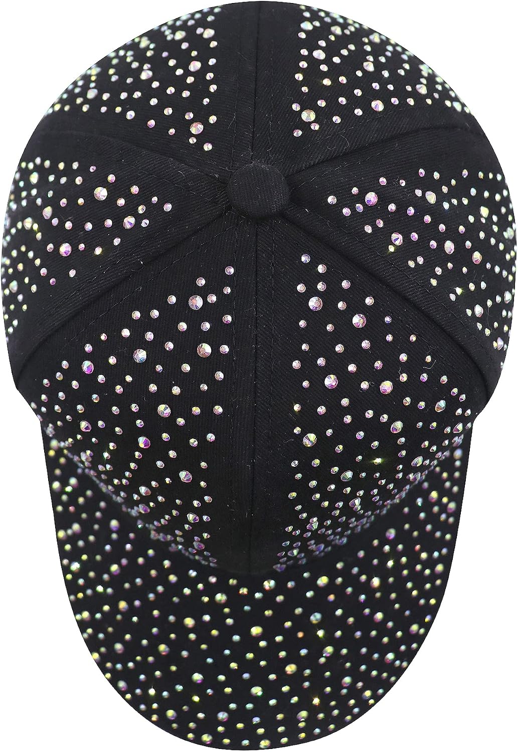 Gorra de béisbol brillante con diamantes de imitación para mujeres...