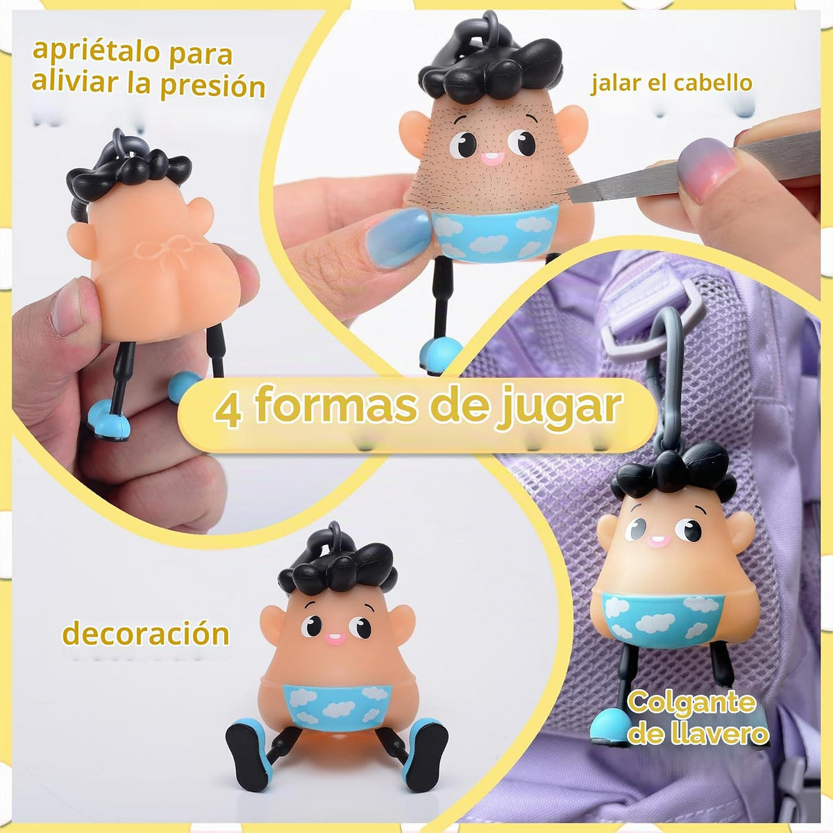 Sky 14+ Años - Juguetes Fidget de Tirar Cabello para Alivio de Ansi...