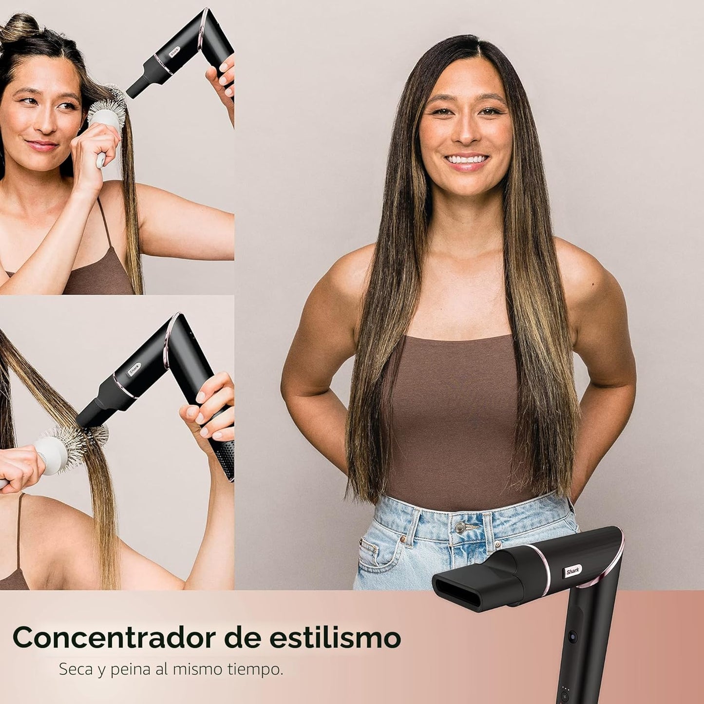 Secador de Pelo Shark | Sistema de Estilo FlexStyle | Cepillo Secad...