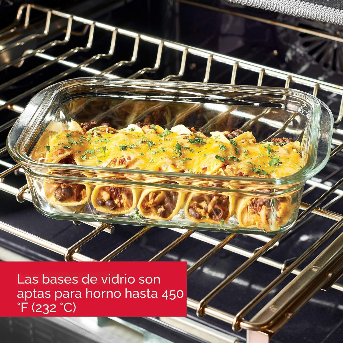 Rubbermaid Brilliance - Juego de 4 contenedores de vidrio para alma...