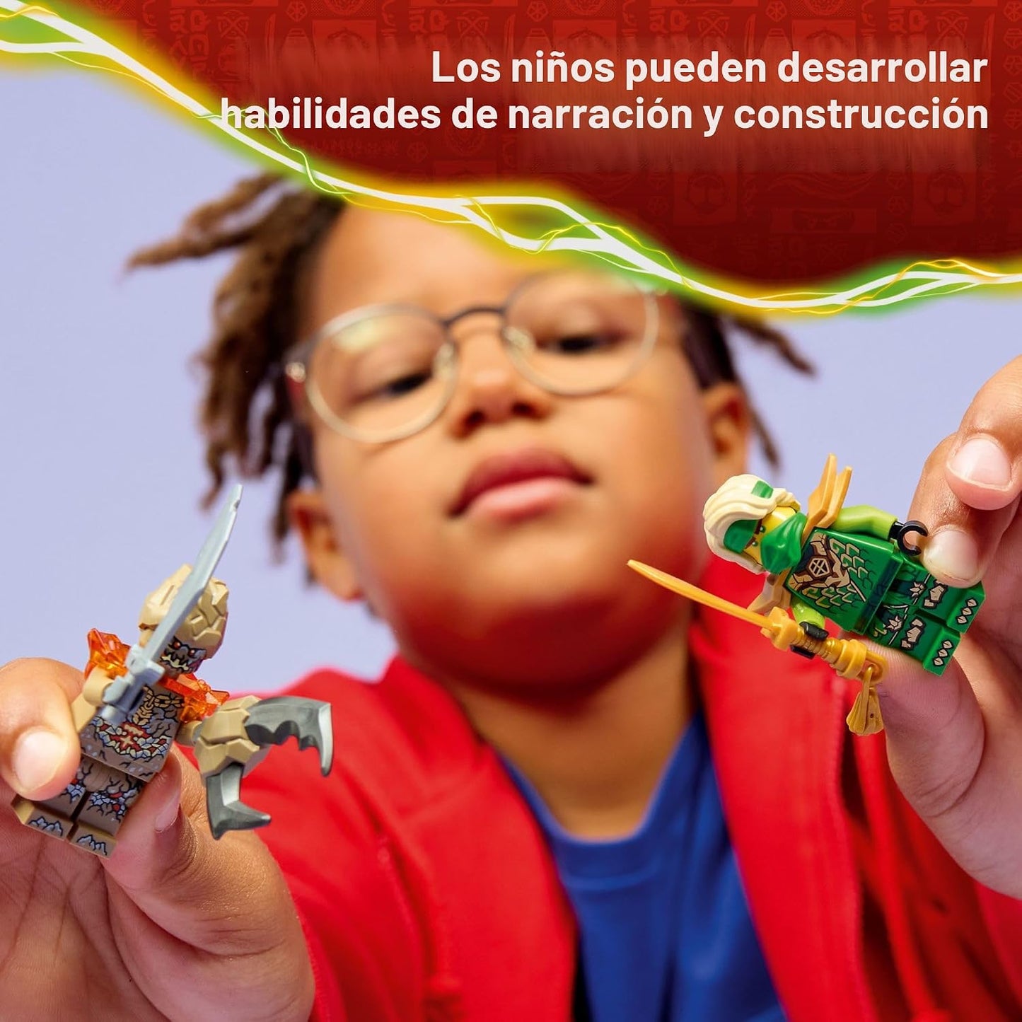 LEGO NINJAGO Loyd vs. Earth Monster Spinner Juguete de construcción...