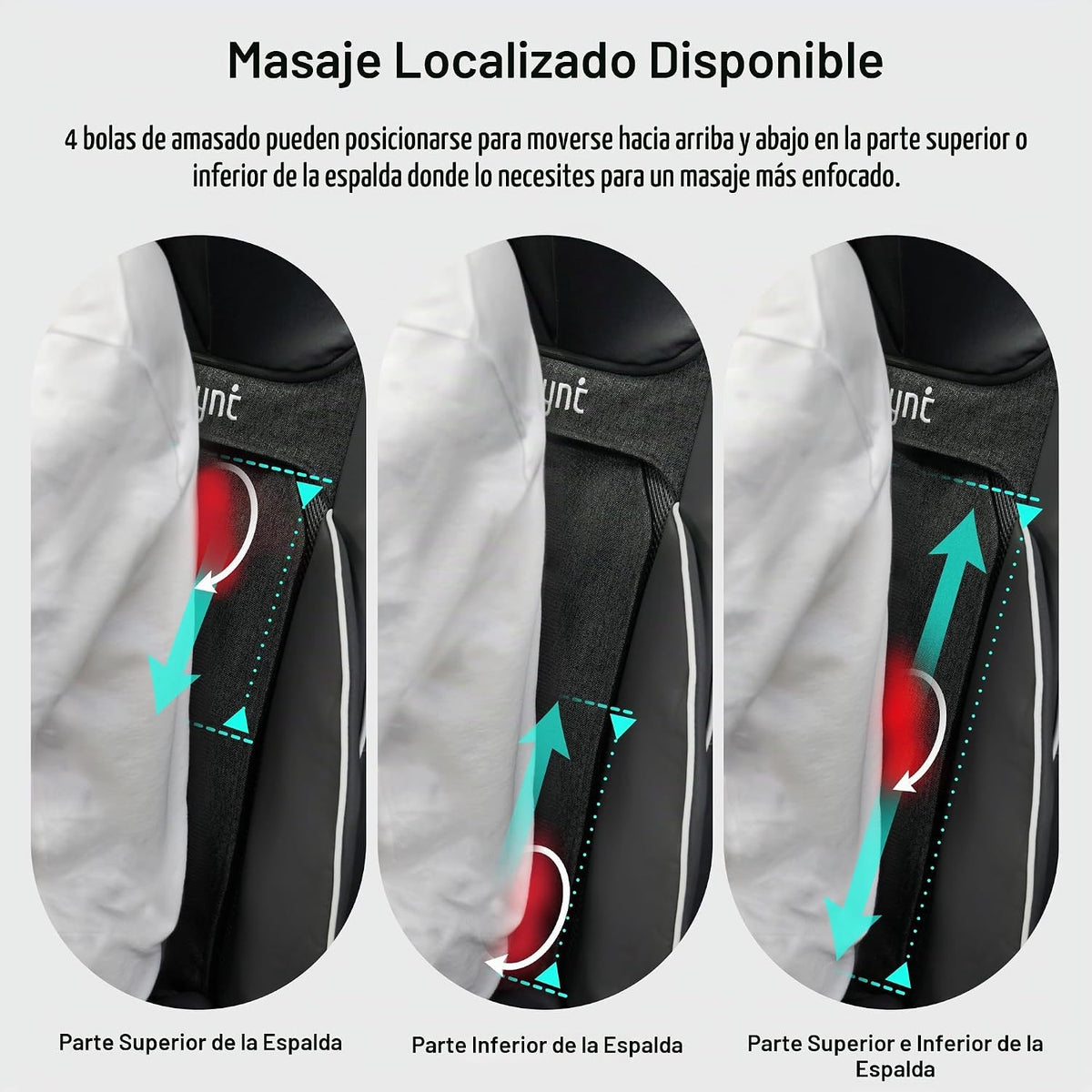 Mynt Aprobado por FSA y HSA Masajeador Shiatsu para Cuello y Espald...