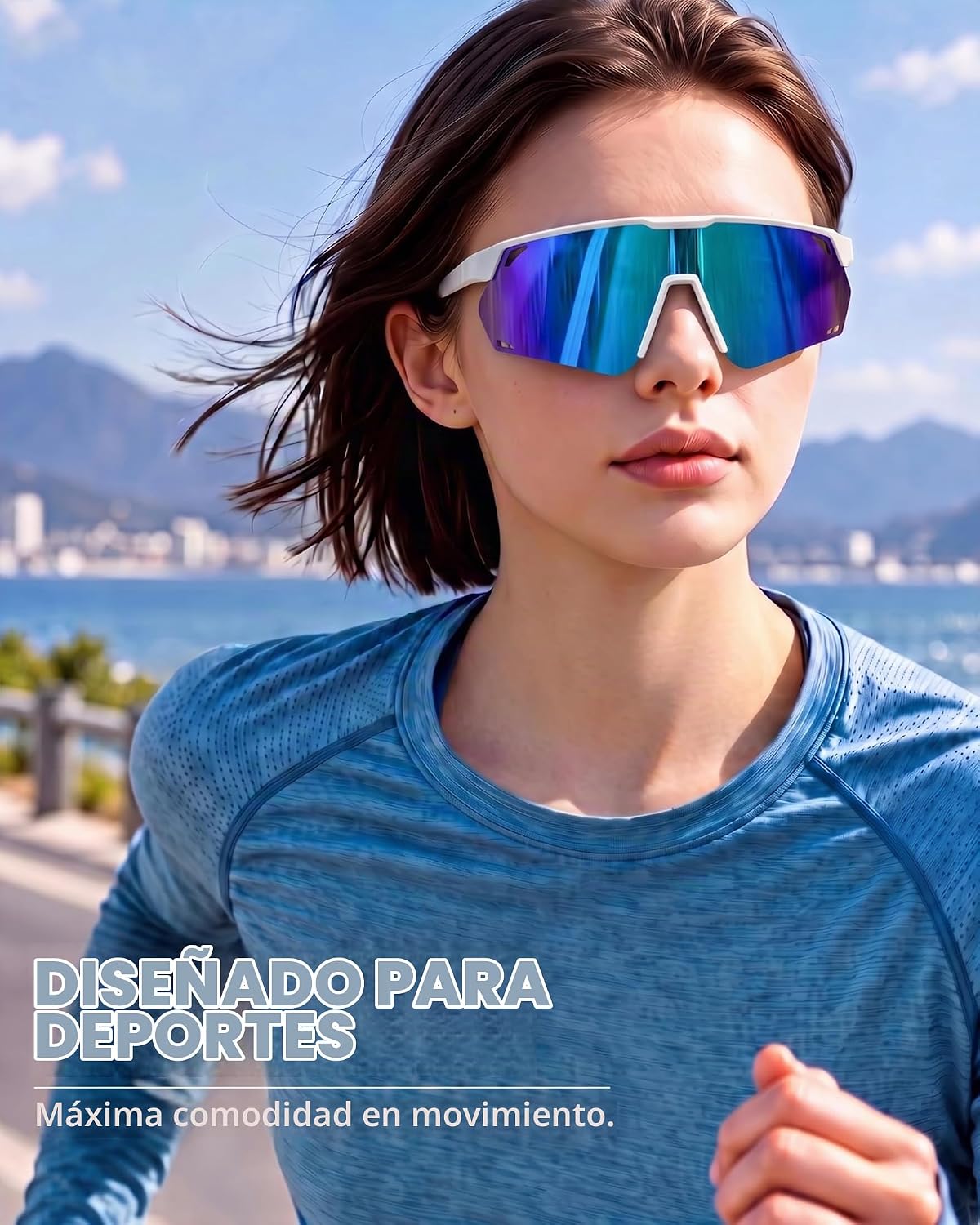 AGEYOU Gafas de sol deportivas polarizadas para hombres y mujeres |...