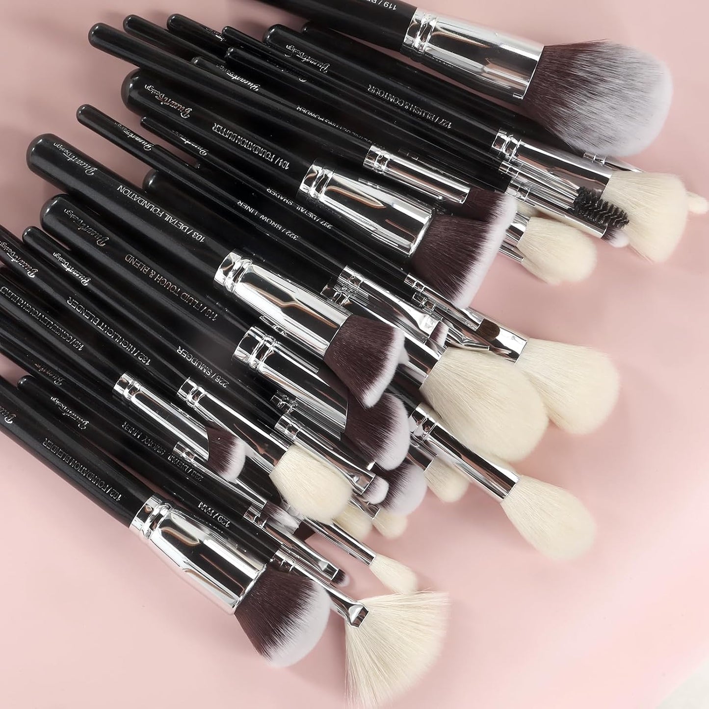 Conjunto de brochas de maquillaje profesional 32 piezas de pelo de...