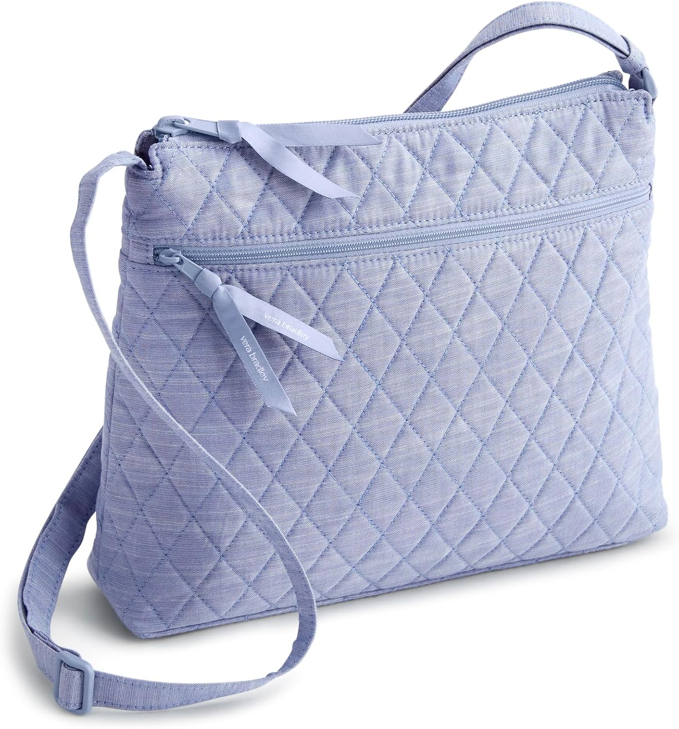 Vera Bradley Bolso cruzado hipster de algodón de primera calidad co...