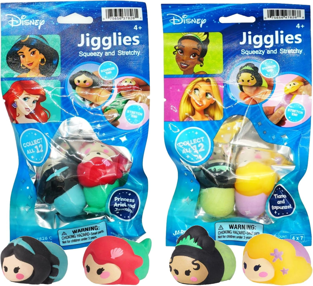 JA-RU Mochi Squishys Toys Mini Squishies Disney 7826-2CD | (2 paque...