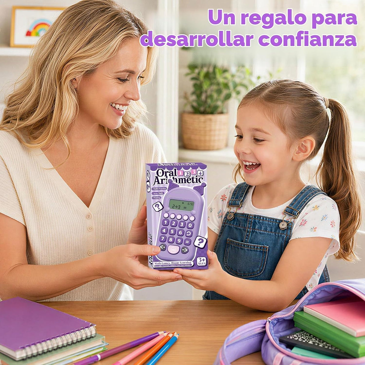 Juegos de Matemáticas para Niños de 3 a 12 Años, Juguete Portátil d...