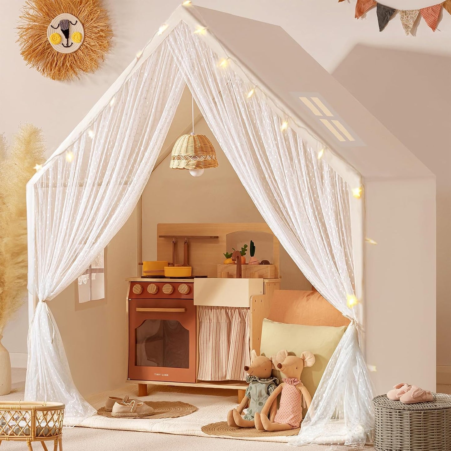 Tiny Land - Tienda de campaña para niños y niñas, casa de juegos in...