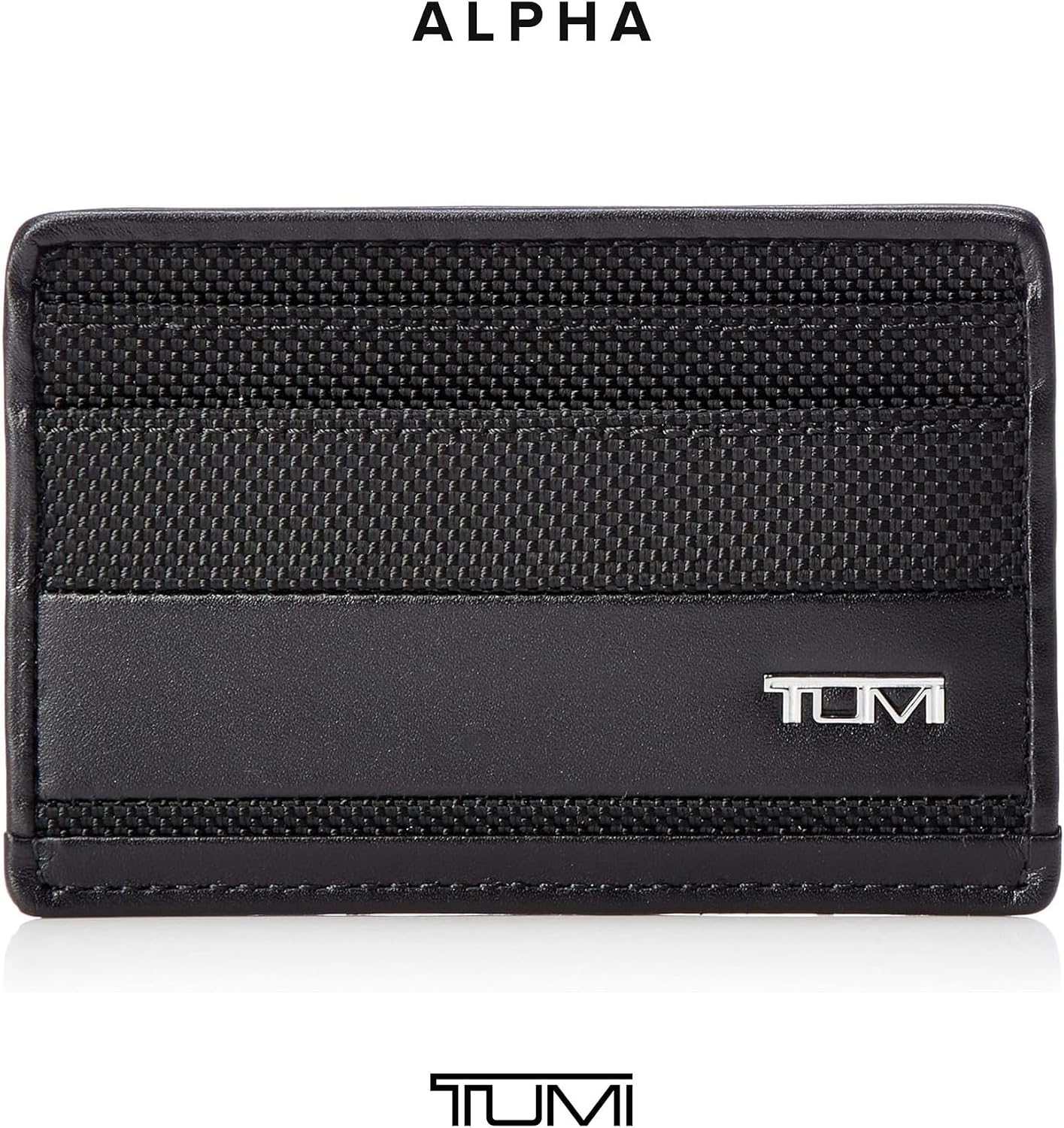 TUMI - Funda tipo cartera Alpha Slim para hombre, Negro -, Estuche...