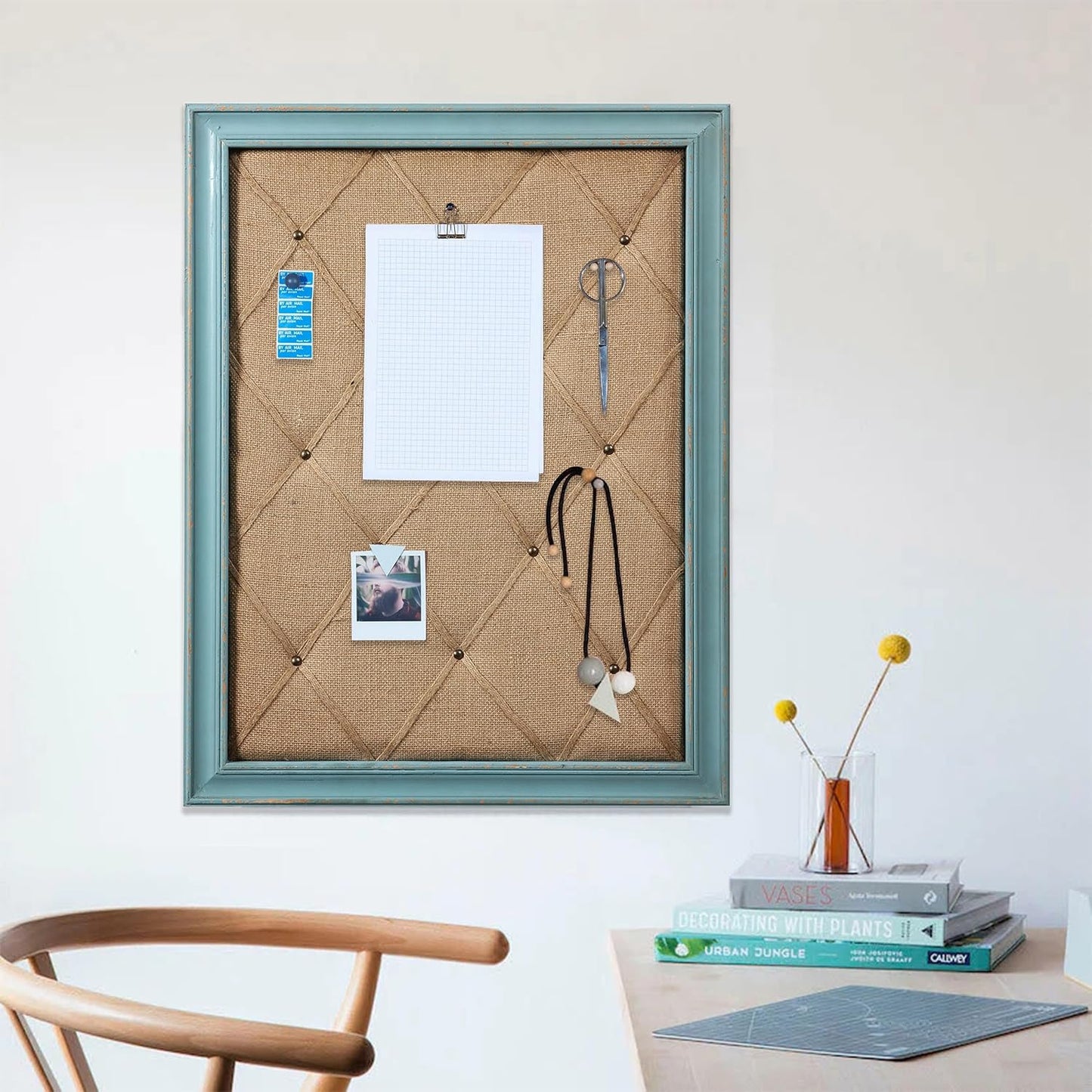 Tablero de anuncios de tela SOFE, tablero de notas de 21"×27...