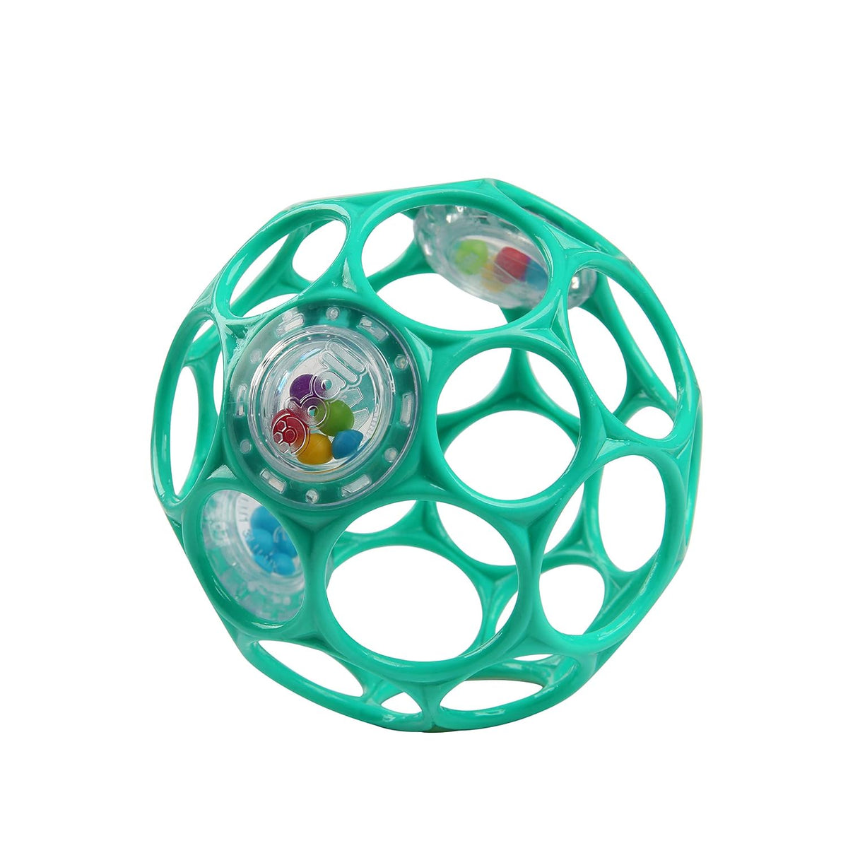 Bright Starts Oball - Sonajero fácil de agarrar sin BPA, juguete in...