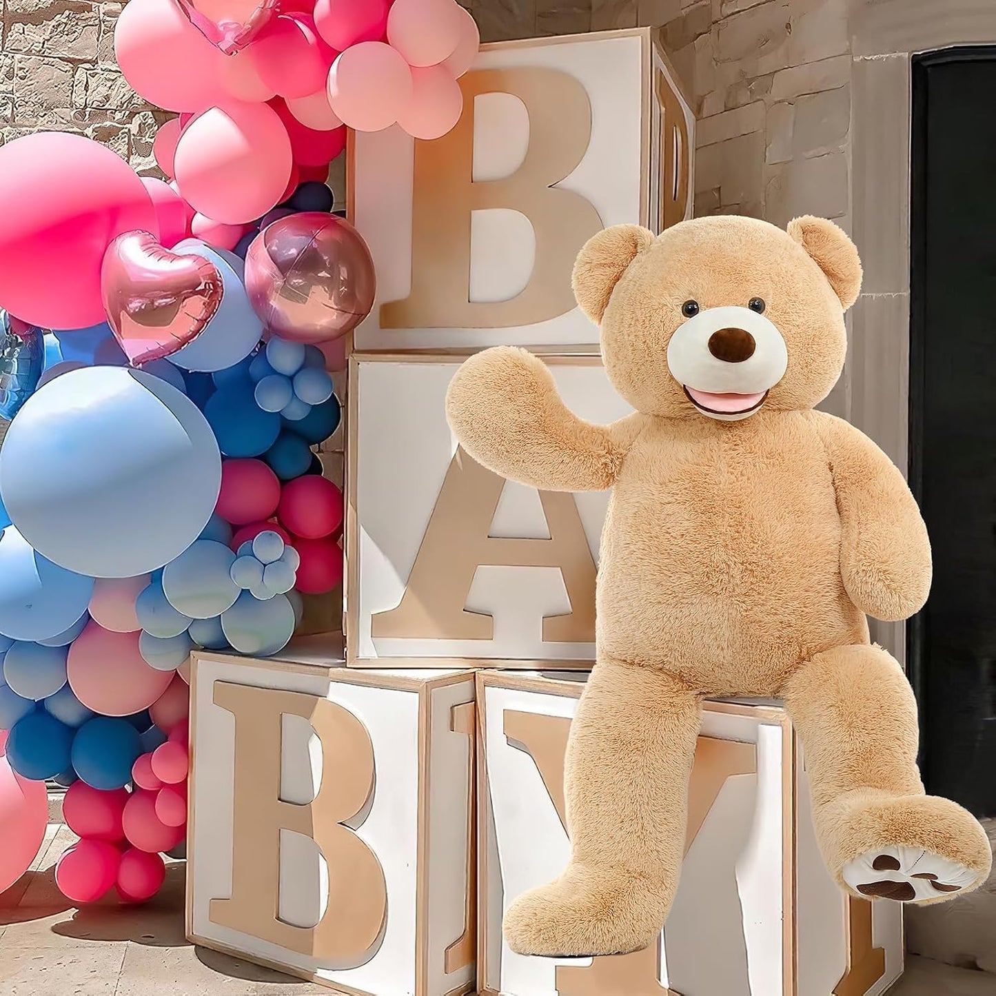 MaoGoLan Oso de peluche gigante, animal de peluche de 5 pies, peluc...