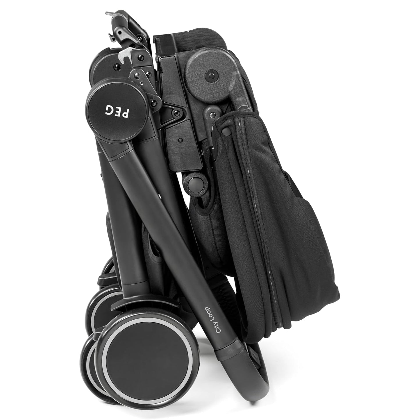 Combo de asiento y marco PEG City Loop - True Black | Sistema de vi...
