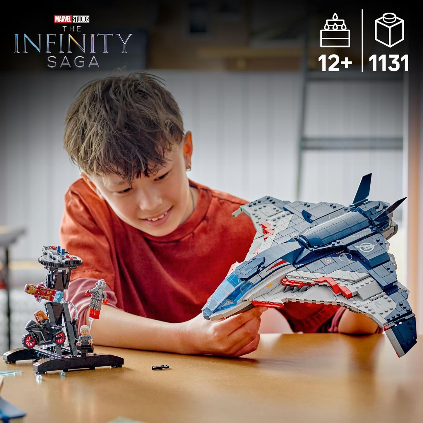 LEGO Marvel Avengers: Age of Ultron Quinjet - Juguete para niños y...