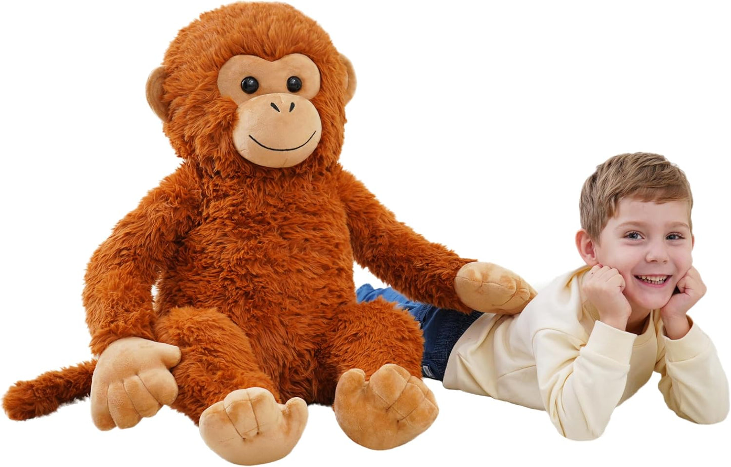 EEYQR Animales de Peluche de Mono Gigante, Juguete de Peluche Grand...