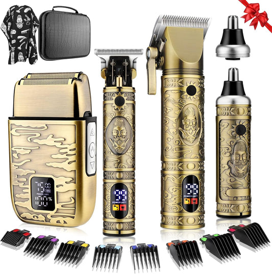 QREEYX Cortadora de pelo para hombre, recortadora de pelo en T, rec...