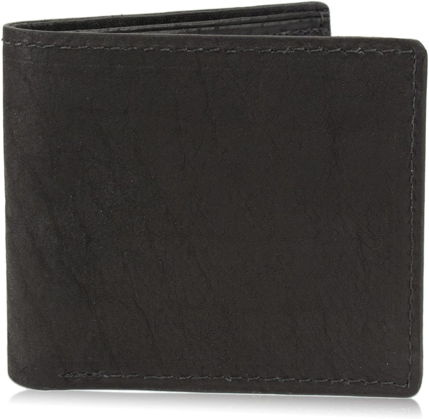 Yoder Leather Company Cartera plegable de piel auténtica de bisonte...