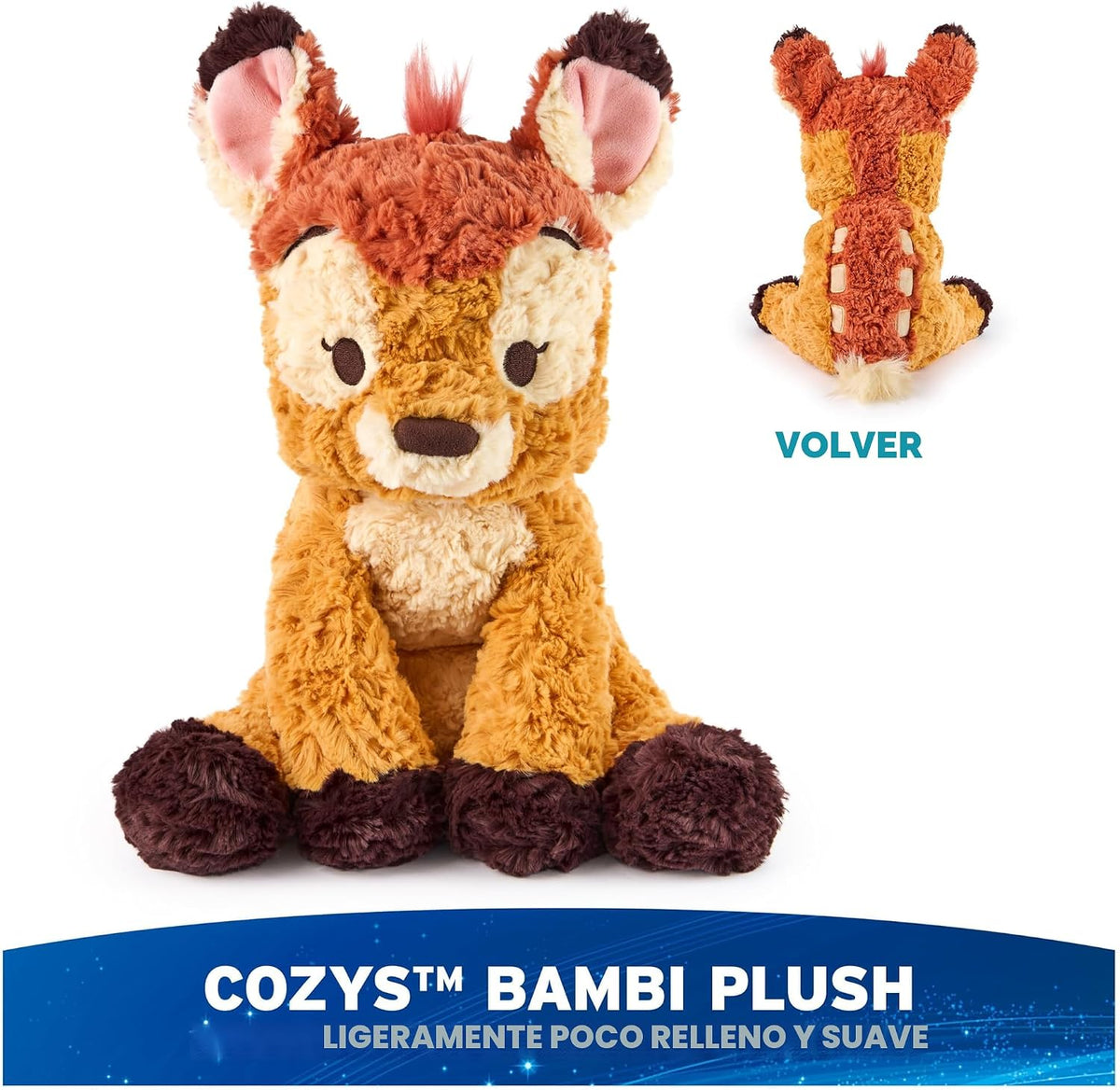GUND Disney - Peluche oficial de Bambi, colección Cozys de Disney,...