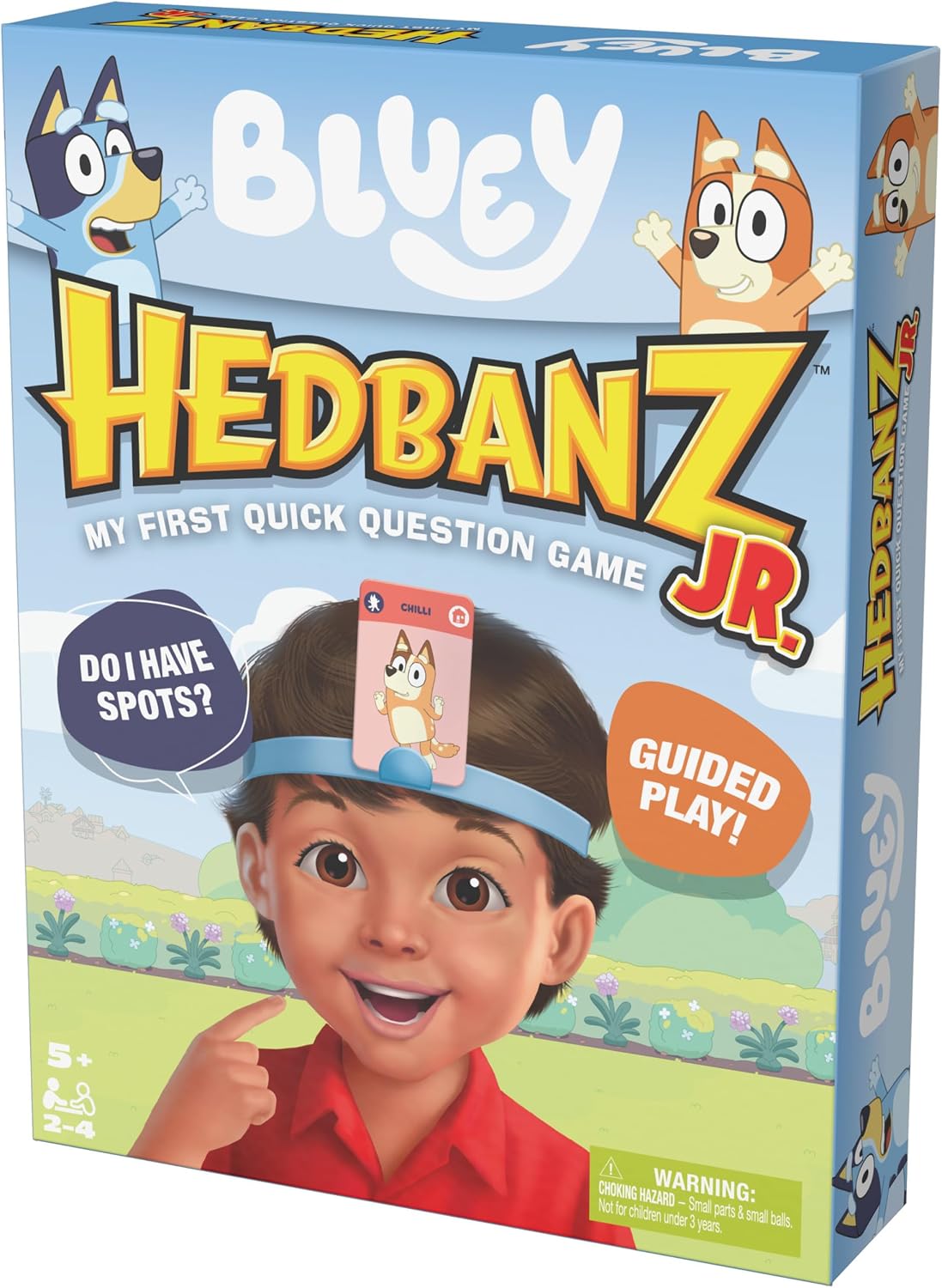 Spin Master Games Bluey Hedbanz Jr. Juego de mesa para familias | E...