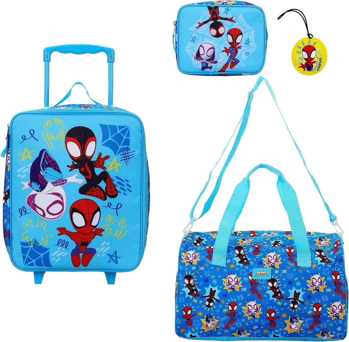Bioworld Spidey And His Amazing Friends - Juego de viaje de 4 pieza...