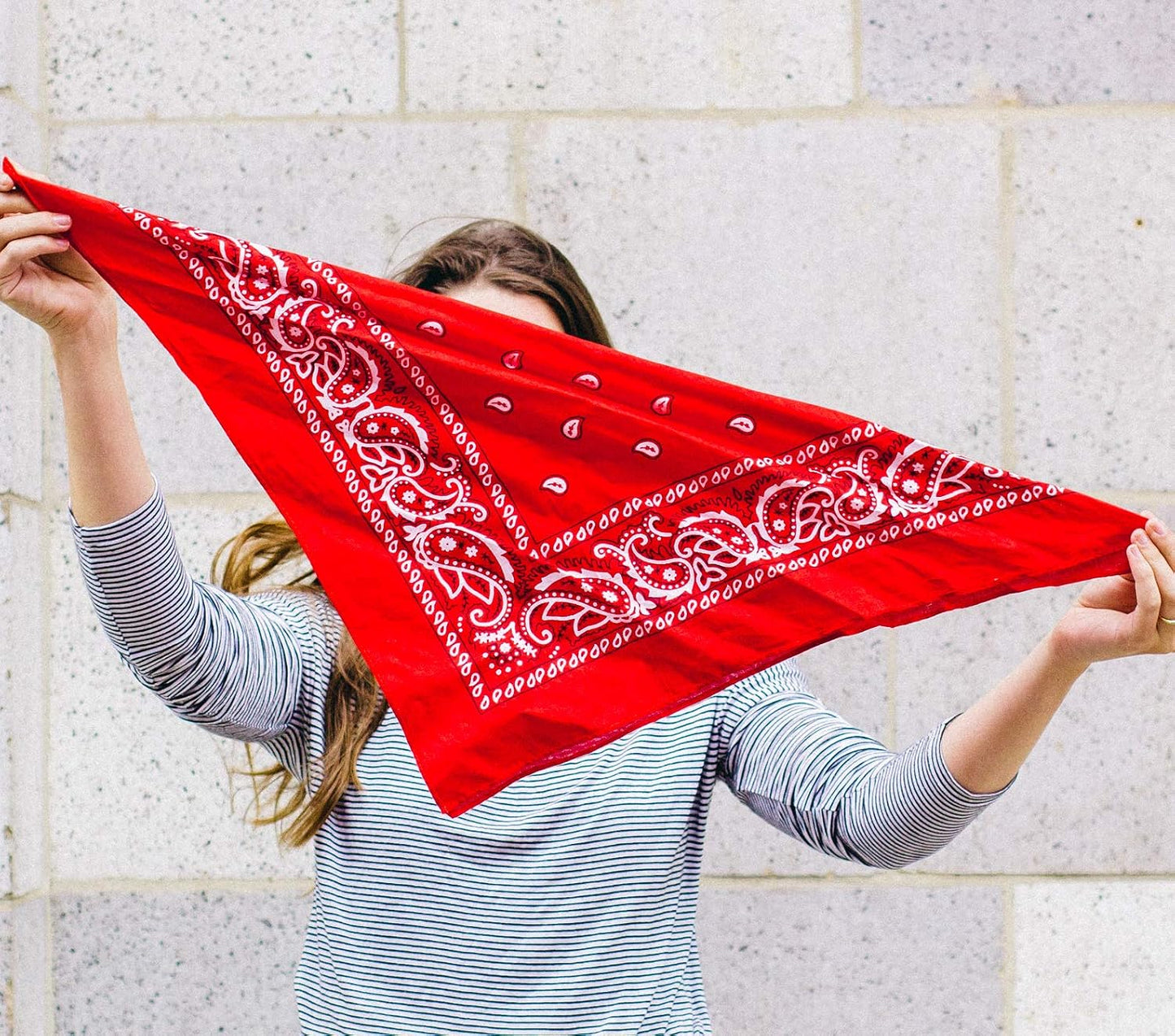 Raylarnia Bandanas grandes 100% algodón para hombres y mujeres, ban...