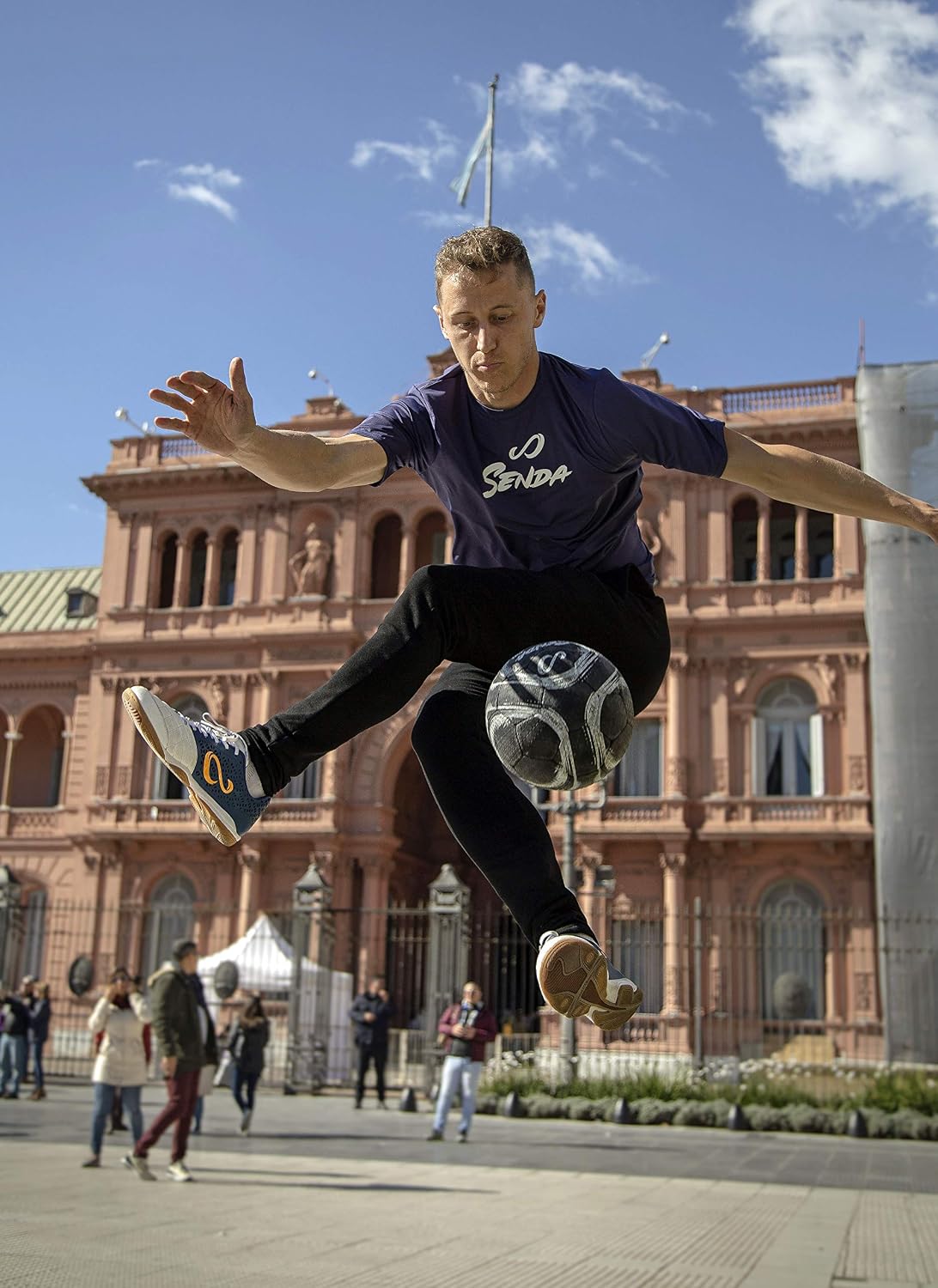 SENDA Street Freestyle, Trick and Skills - Balón de fútbol con cubi...