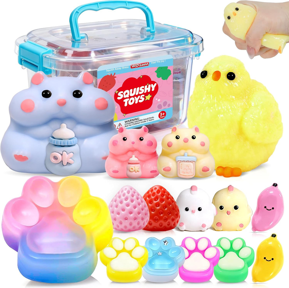 Paquete de 15 juguetes Taba Squishy Kit - Squishy Fun Box-Squishy F...