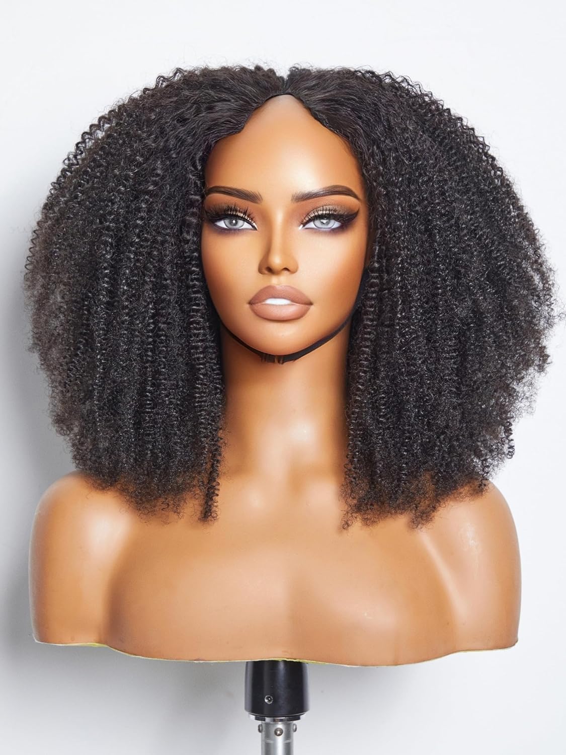 LUVME - Pelucas de cabello humano brasileño rizado Jerry de 20 pulg...