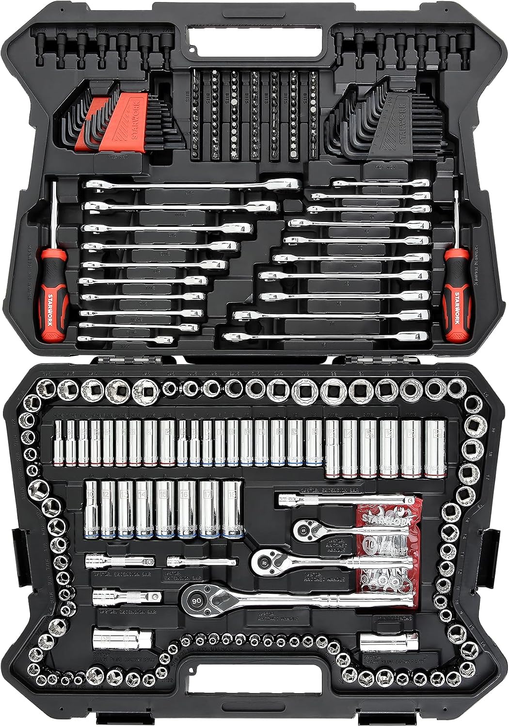 STARWORK TRUE MECHANIC - Juego de herramientas mecánicas de 303 pie...