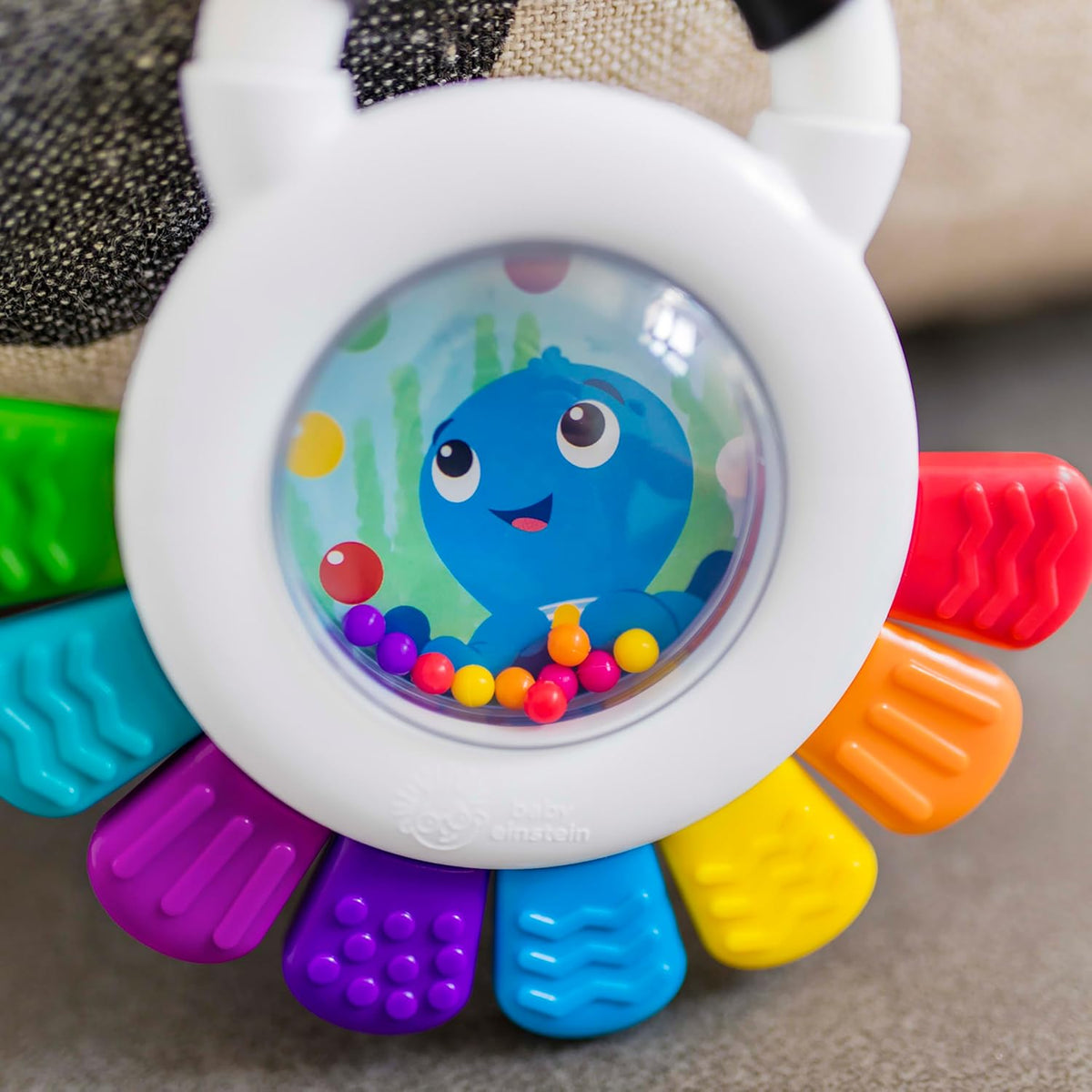 Baby Einstein Outstanding Opus The Octopus - Sonajero sensorial y m...