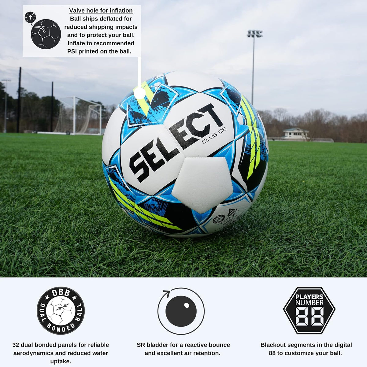 SELECT Balón de fútbol del club