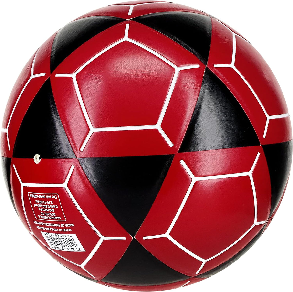 Mikasa FT5A-BKR-W Goal Master - Balón de fútbol, negro\/rojo, talla...