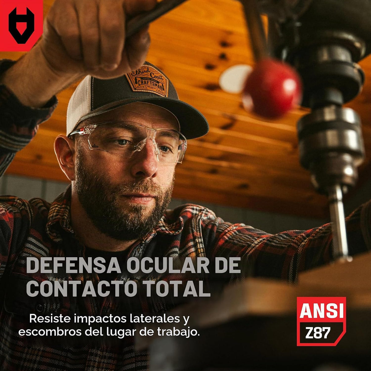 NoCry Gafas de seguridad transparentes para hombres y mujeres con l...
