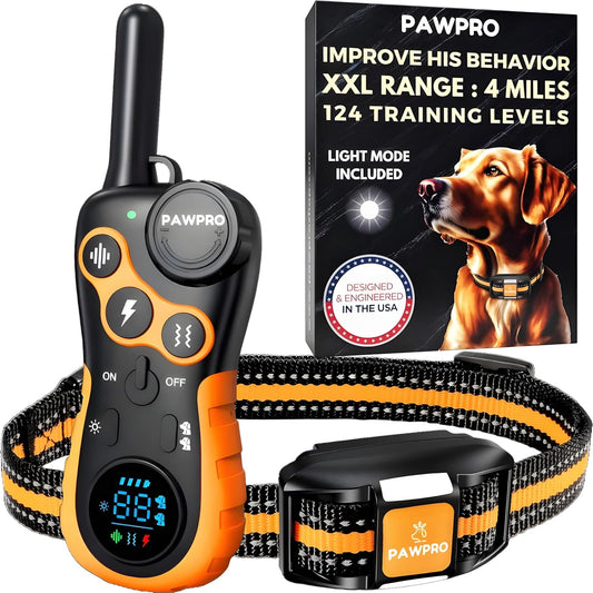 Collar de descarga para perros con control remoto, alcance iniguala...