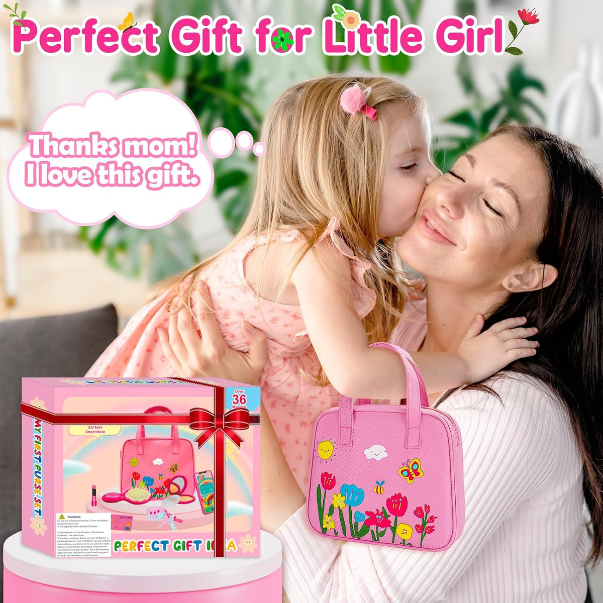 Officygnet Bolso de Juguete para Niñas, 1, 2, 3 Años de Edad, Bolso...