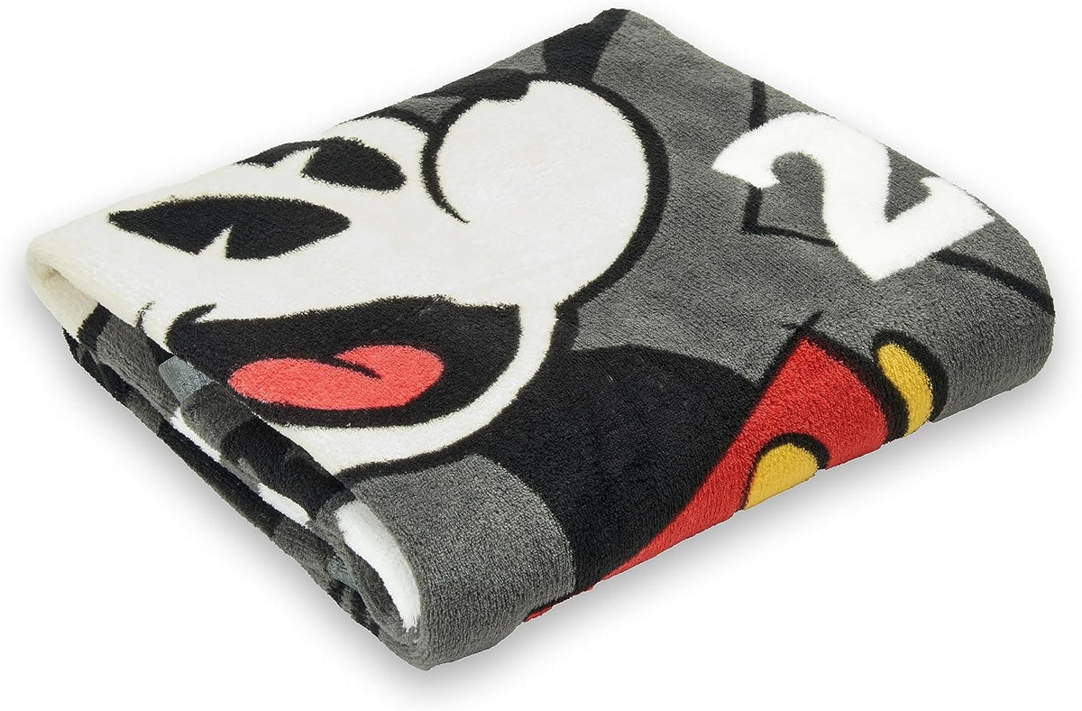 Disney Mickey Mouse, una manta clásica de Micro Raschel, 46 x 60 pu...