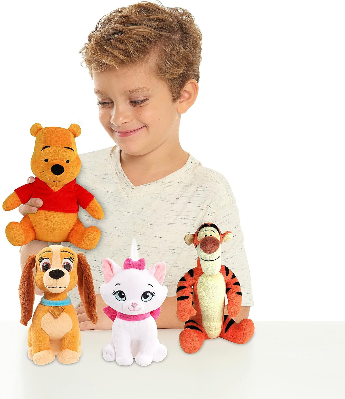 Disney Classics Bean - Peluche pequeño relleno de 6.5 pulgadas, Mar...