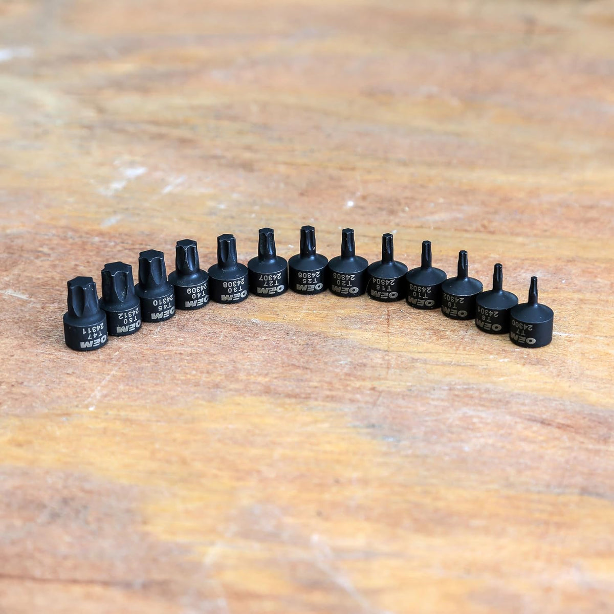 OEMTOOLS 24293 Stubby Torx Juego de dados de broca, 13 piezas Torx...
