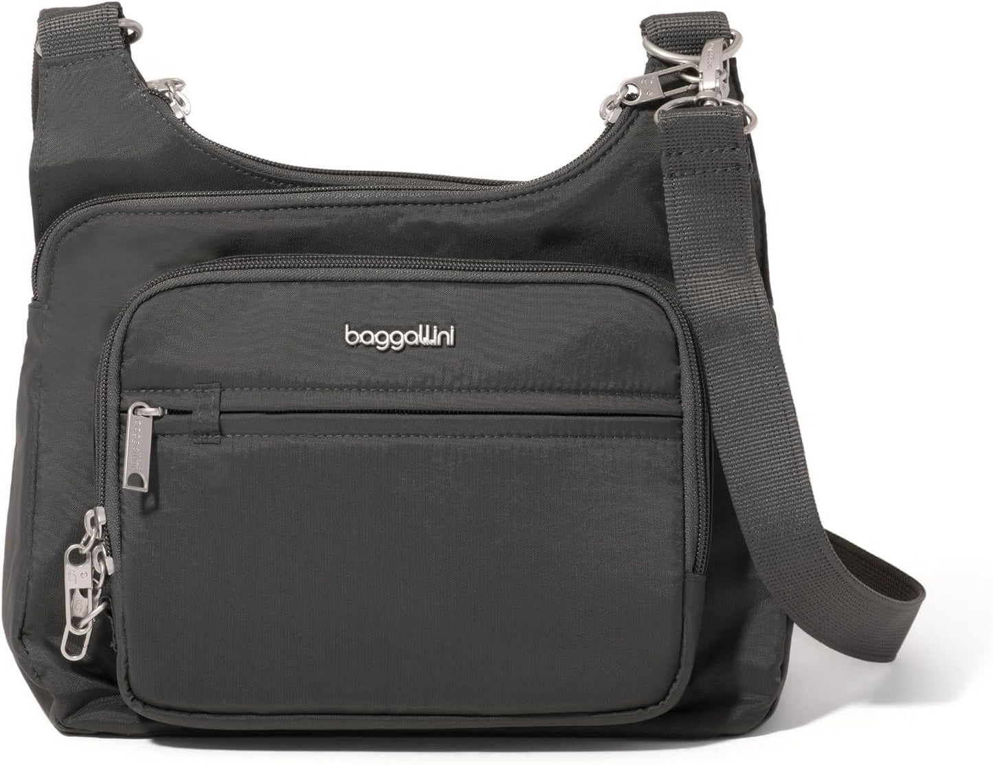 Baggallini Securtex Bandolera cruzada antirrobo 11\u201Dw X 8.5\u20...