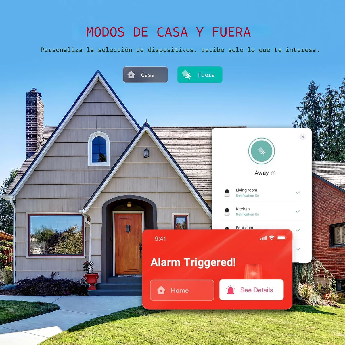 YI Cámara de seguridad para el hogar PRO 2K 3pcs, WiFi de 2.4GHz co...