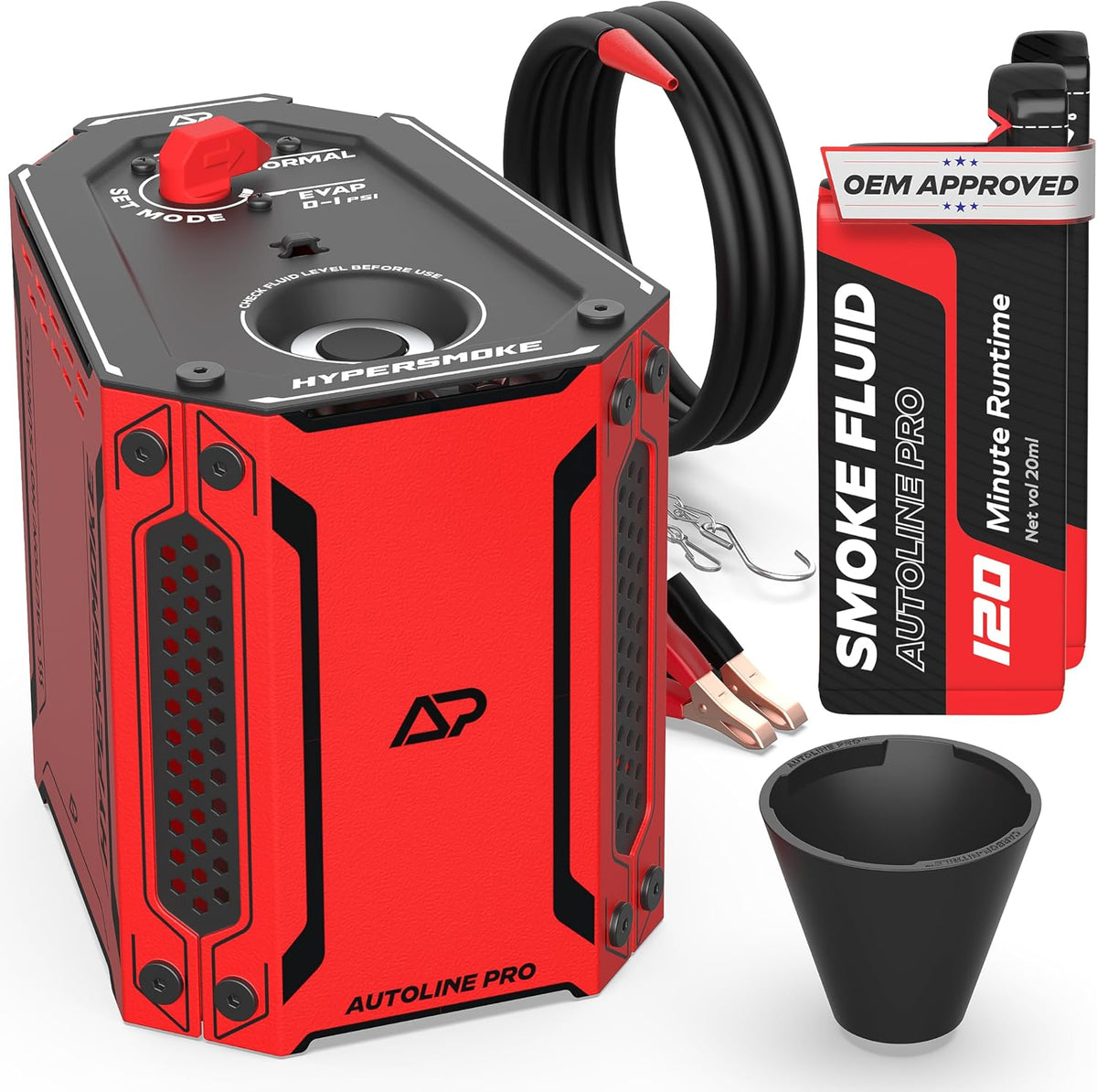 AutoLine Pro HyperSmoke™ Máquina de humo para automóviles, comproba...