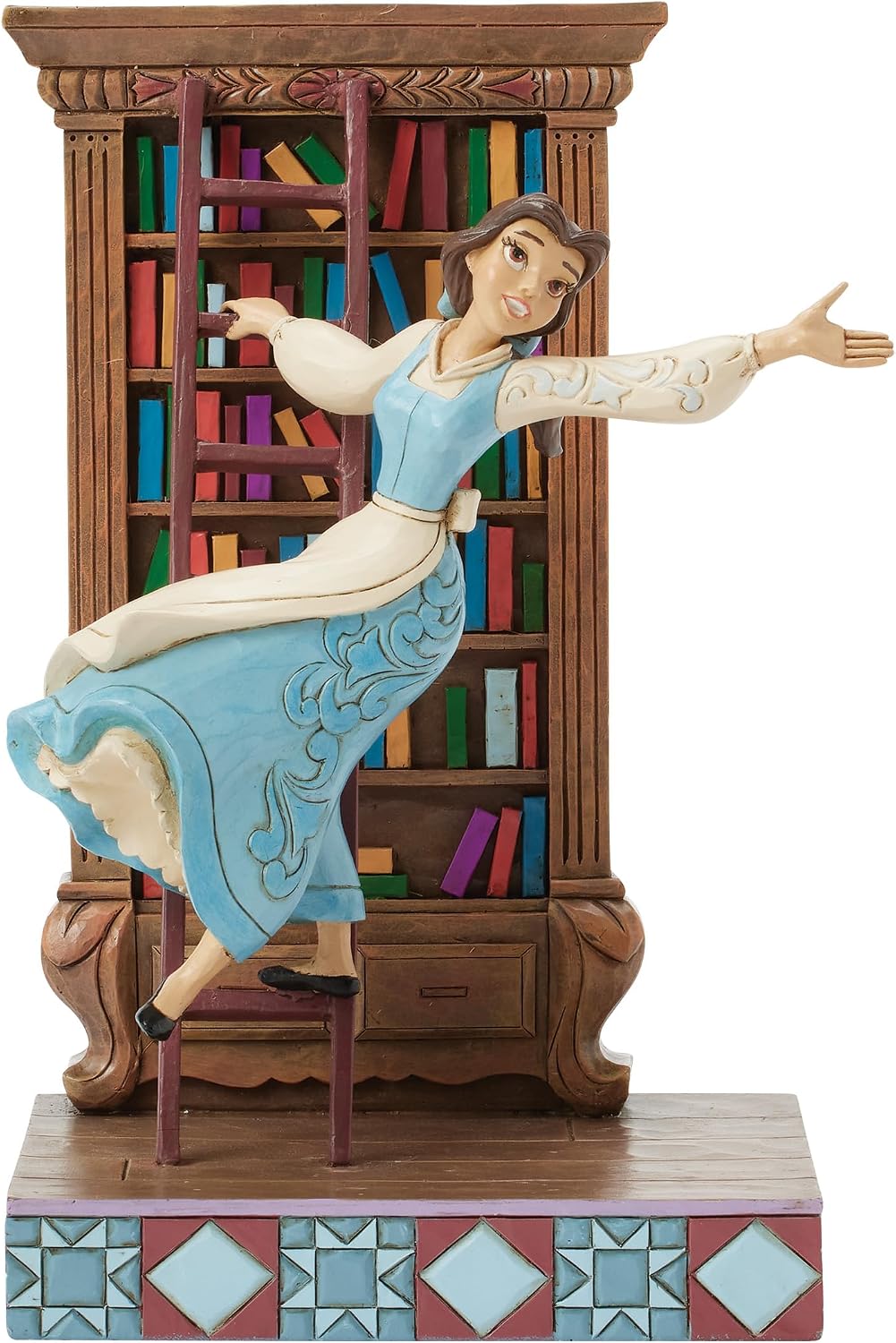 Enesco Disney Traditions de Jim Shore Bella y la Bestia Bella con e...