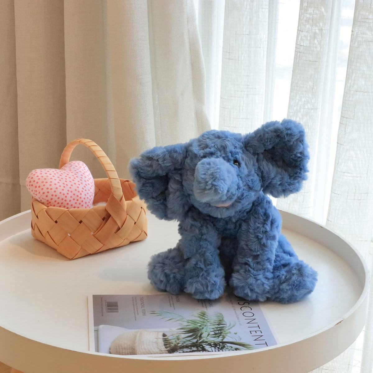 Hopearl Adorable juguete de elefante de ternero de peluche, diseño...