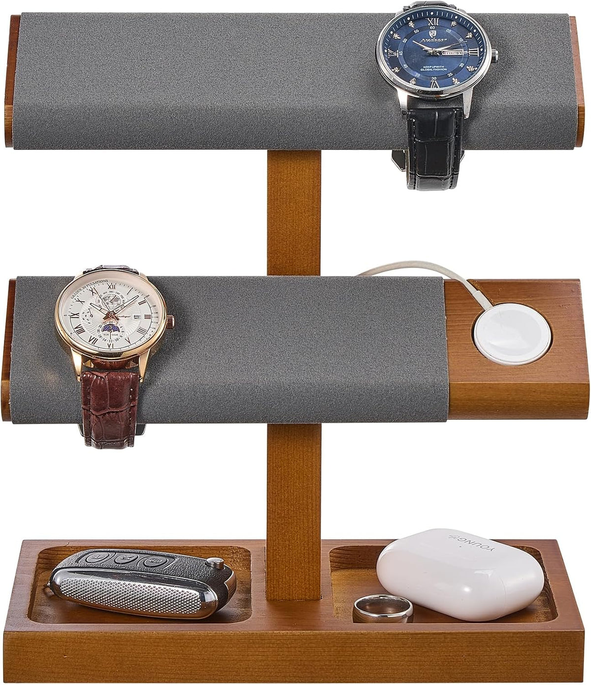 Soporte de exhibición de reloj de madera ProCase para hombres, torr...
