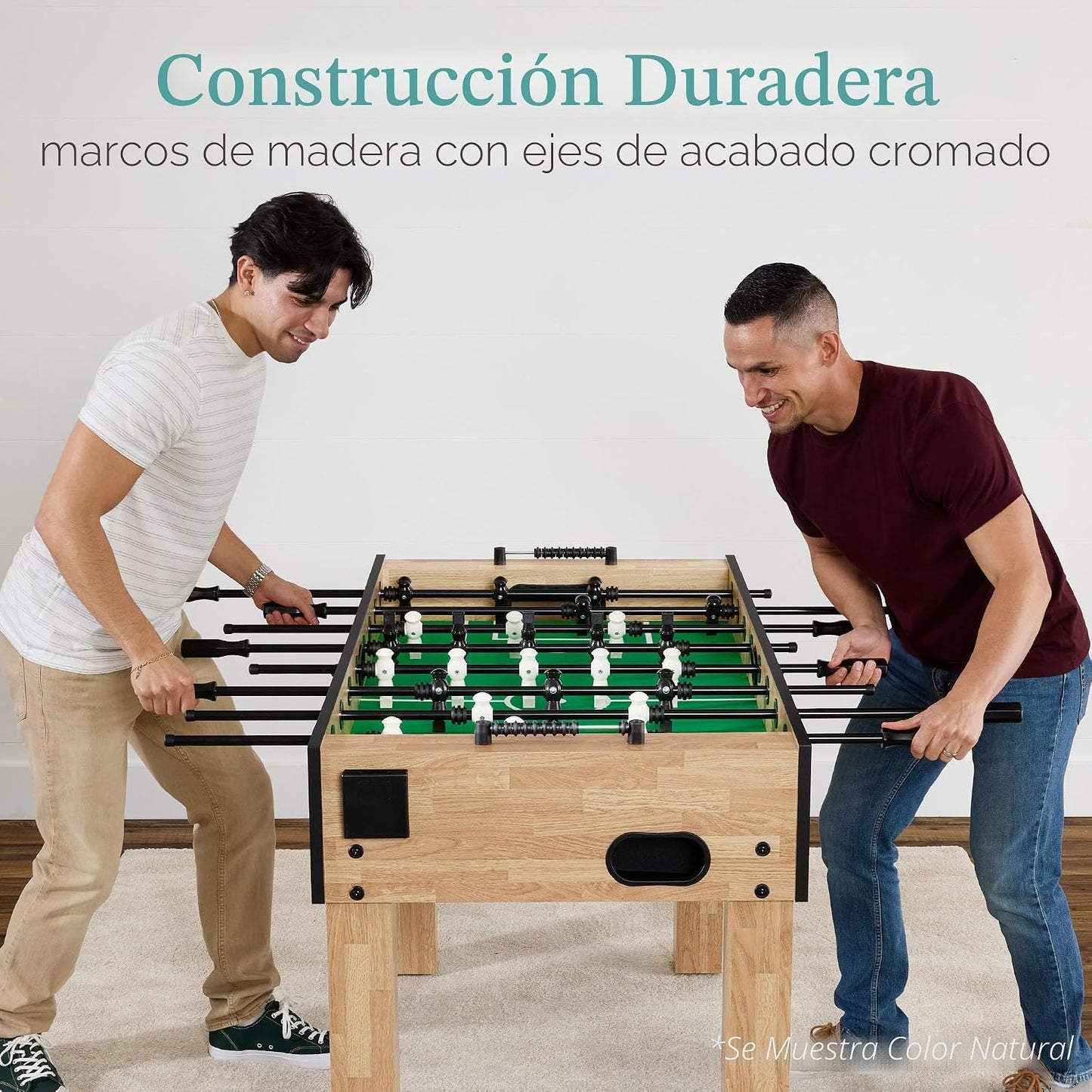 Best Choice Products Mesa de Futbolín Reglamentaria de Tamaño Compl...