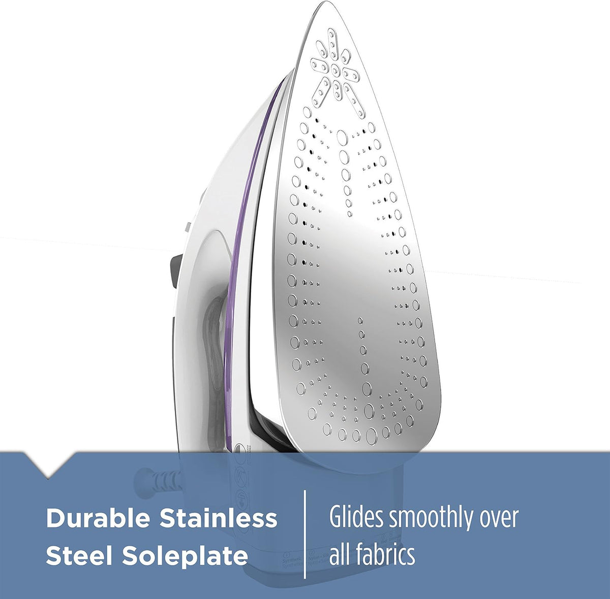 BLACK+DECKER Plancha de vapor profesional con suela de acero inoxid...
